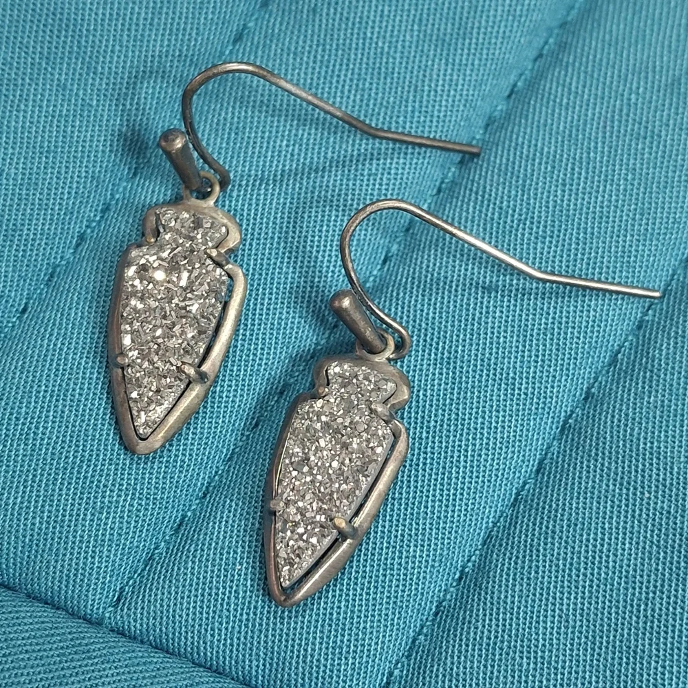 Kendra Scott Drusy Arrowhead Earrings